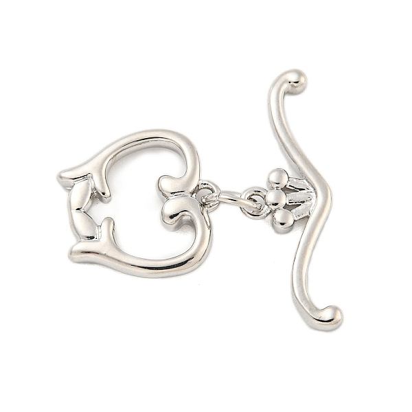 PandaHall Brass Toggle Clasps, Platinum, Ring: 13.5x13x2.5mm, Hole: 1.2mm, Bar: 23.5x8x2mm, Hole: 1.2mm Brass
PandaHall Brass Toggle Clasps, Platinum, Ring: 13.5x13x2.5mm, Hole: 1.2mm, Bar: 23.5x8x2mm, Hole: 1.2mm Brass