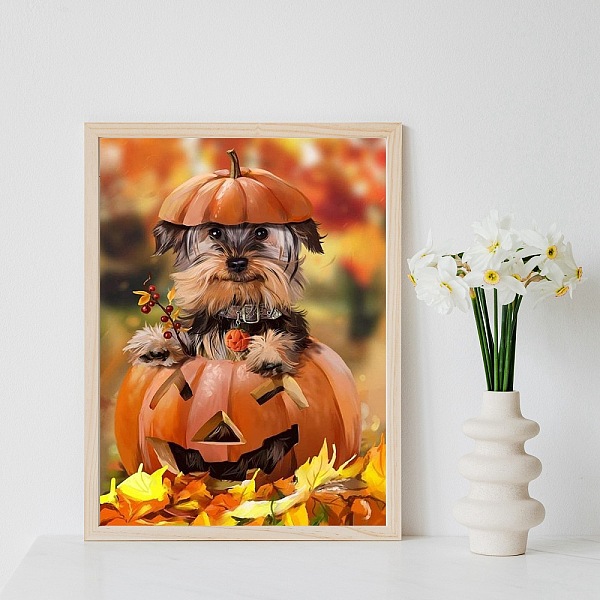 PandaHall Halloween DIY Diamond Painting Kit, Including Acrylic Rhinestones Bag, Diamond Sticky Pen, Tray Plate, Glue Clay and Canvas, Dog...
PandaHall Halloween DIY Diamond Painting Kit, Including Acrylic Rhinestones Bag, Diamond Sticky Pen, Tray Plate, Glue Clay and Canvas, Dog...