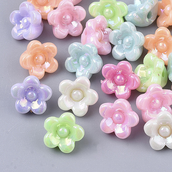 PandaHall Opaque Acrylic Beads, AB Color Plated, Flower, Mixed Color, 10x10.5x7mm, Hole: 1.8mm Acrylic Flower Multicolor
PandaHall Opaque Acrylic Beads, AB Color Plated, Flower, Mixed Color, 10x10.5x7mm, Hole: 1.8mm Acrylic Flower Multicolor
