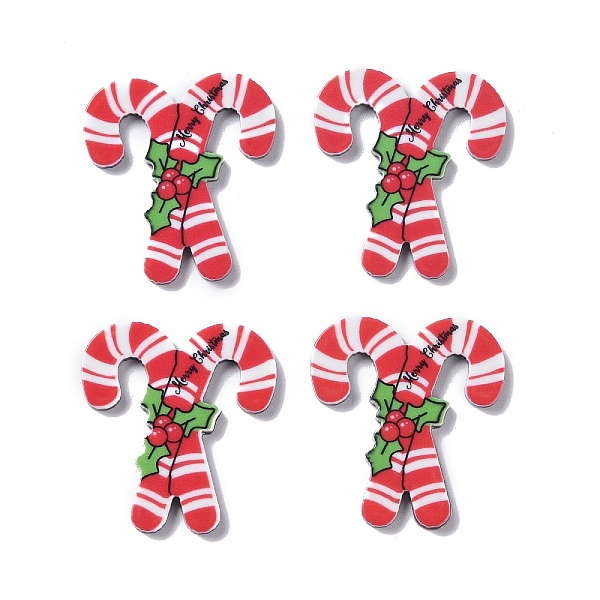 PandaHall Christmas Style Printed Acrylic Cabochons, Candy Cane, 33x30x2.5mm Acrylic Candy Cane Red
PandaHall Christmas Style Printed Acrylic Cabochons, Candy Cane, 33x30x2.5mm Acrylic Candy Cane Red