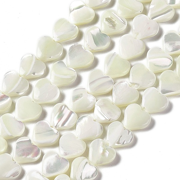 PandaHall Natural Trochid Shell/Trochus Shell Beads Strands, Heart, Seashell Color, 8.5~9.5x10x3~3.5mm, Hole: 0.5~0.6mm, about 44pcs/strand...
PandaHall Natural Trochid Shell/Trochus Shell Beads Strands, Heart, Seashell Color, 8.5~9.5x10x3~3.5mm, Hole: 0.5~0.6mm, about 44pcs/strand...