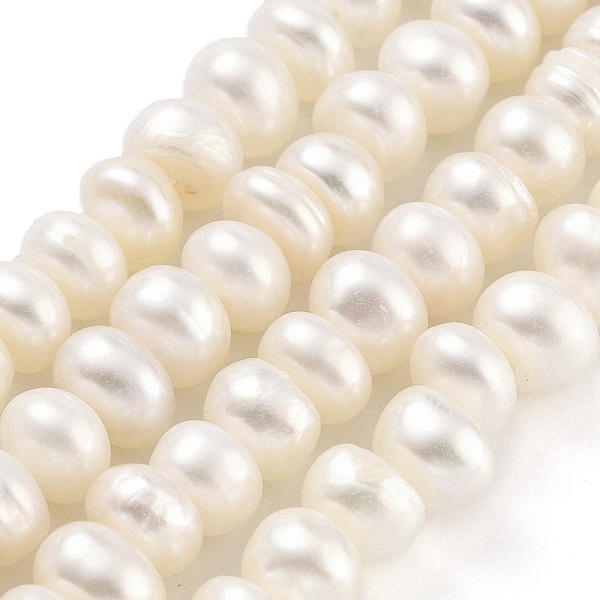 PandaHall Natural Cultured Freshwater Pearl Beads Strands, Grade A+, Rondelle, PapayaWhip, 6~7mm, Hole: 0.6mm, about 44pcs/strand, 6.89 inch..., Orange
PandaHall Natural Cultured Freshwater Pearl Beads Strands, Grade A+, Rondelle, PapayaWhip, 6~7mm, Hole: 0.6mm, about 44pcs/strand, 6.89 inch..., Orange