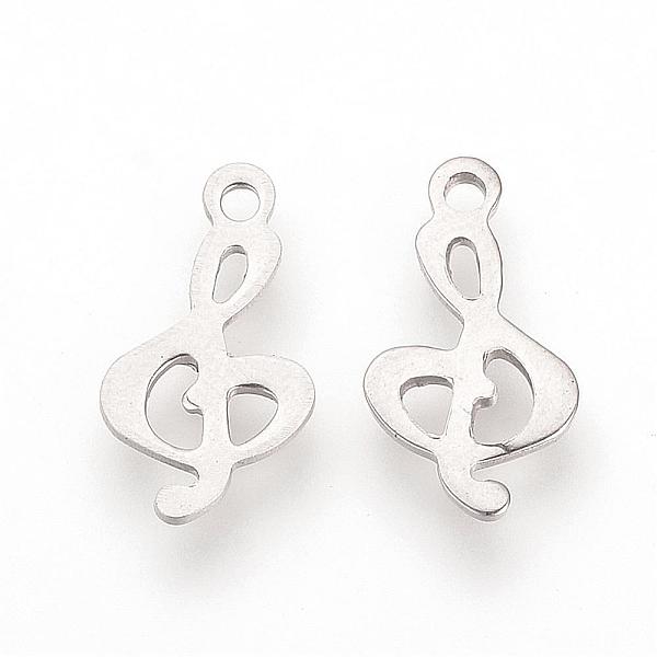 PandaHall 201 Stainless Steel Pendants, Musical Note, Stainless Steel Color, 15x8x1mm, Hole: 1.5mm 201 Stainless Steel Musical Note
PandaHall 201 Stainless Steel Pendants, Musical Note, Stainless Steel Color, 15x8x1mm, Hole: 1.5mm 201 Stainless Steel Musical Note