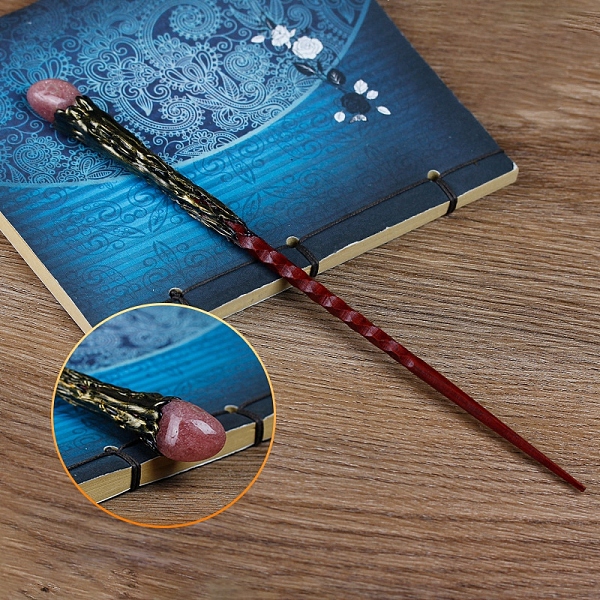 PandaHall Natural Strawberry Quartz Magic Wand with Wooden Findings, Home Decorations Costume Props Cosplay Accessories, 240mm Strawberry...
PandaHall Natural Strawberry Quartz Magic Wand with Wooden Findings, Home Decorations Costume Props Cosplay Accessories, 240mm Strawberry...