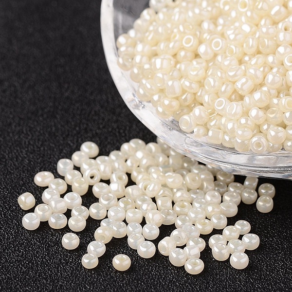 PandaHall 8/0 Ceylon Round Glass Seed Beads, Light Goldenrod Yellow, Size: about 3mm in diameter, hole:1mm, about 1101pcs/50g Glass Yellow
PandaHall 8/0 Ceylon Round Glass Seed Beads, Light Goldenrod Yellow, Size: about 3mm in diameter, hole:1mm, about 1101pcs/50g Glass Yellow