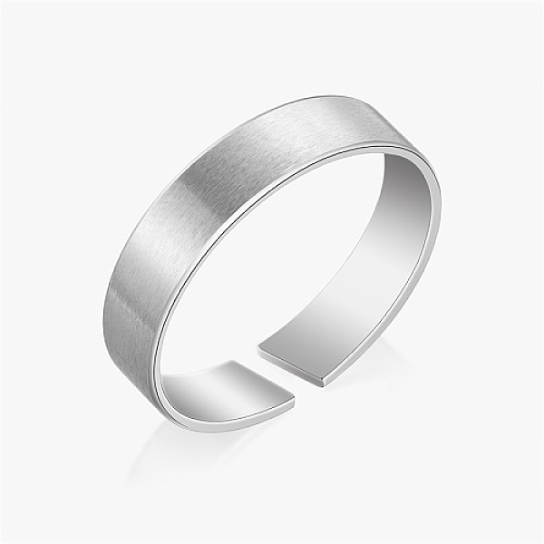 PandaHall Stainless Steel Open Cuff Ring, Plain Band Ring, Stainless Steel Color, US Size 9(18.9mm) Stainless Steel
PandaHall Stainless Steel Open Cuff Ring, Plain Band Ring, Stainless Steel Color, US Size 9(18.9mm) Stainless Steel