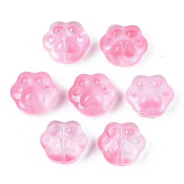 PandaHall Transparent Spray Painted Glass Beads, Bear Paw, Pink, 13.5x15x8.5mm, Hole: 1mm Glass Bear Pink
PandaHall Transparent Spray Painted Glass Beads, Bear Paw, Pink, 13.5x15x8.5mm, Hole: 1mm Glass Bear Pink