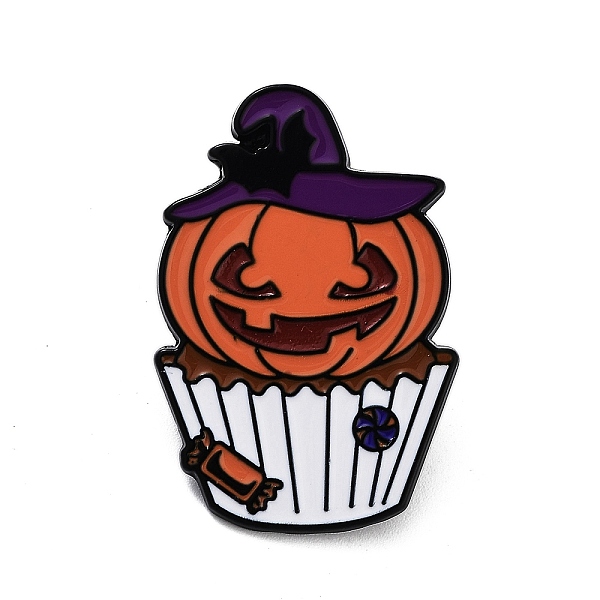 PandaHall Halloween Cupcake Black Aolly Brooches, Enamel Pins, Pumpkin, 34x23x1.5mm Alloy+Enamel Pumpkin
PandaHall Halloween Cupcake Black Aolly Brooches, Enamel Pins, Pumpkin, 34x23x1.5mm Alloy+Enamel Pumpkin
