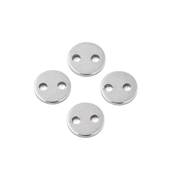 PandaHall 304 Stainless Steel Connector Charms, Stamping Blank Tag, Flat Round, Stainless Steel Color, 6x1mm, Hole: 1.2mm 201 Stainless...
PandaHall 304 Stainless Steel Connector Charms, Stamping Blank Tag, Flat Round, Stainless Steel Color, 6x1mm, Hole: 1.2mm 201 Stainless...