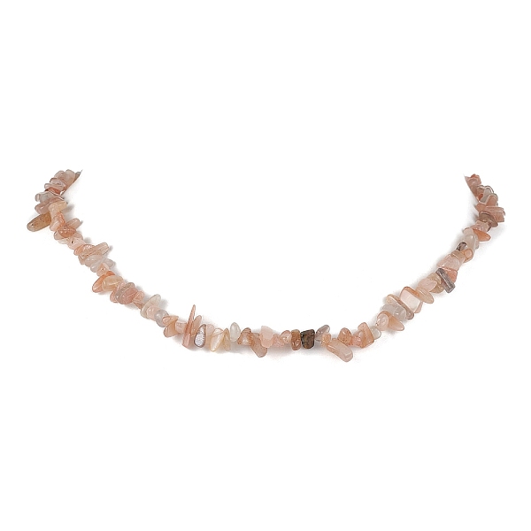 PandaHall Natural Sunstone Chip Beaded Necklace, Stainless Steel Color, 15.94~15.98 inch(40.5~40.6cm) Sunstone Chip
PandaHall Natural Sunstone Chip Beaded Necklace, Stainless Steel Color, 15.94~15.98 inch(40.5~40.6cm) Sunstone Chip