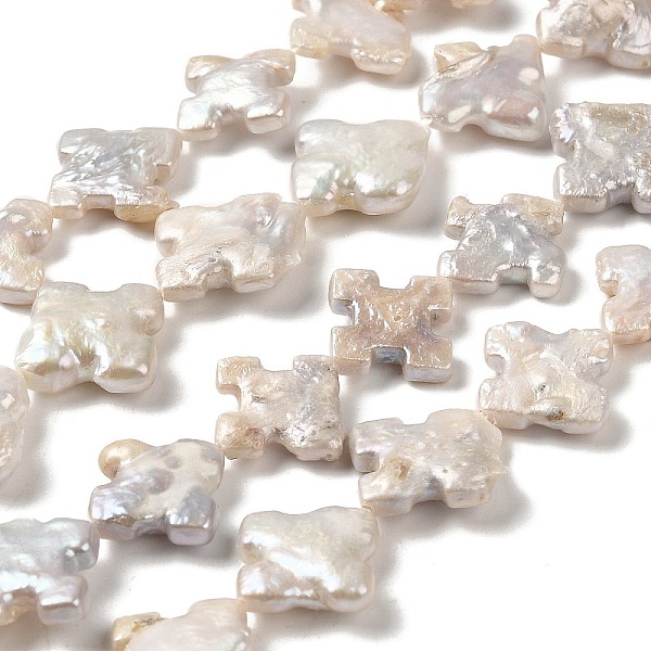 PandaHall Natural Baroque Pearl Keshi Pearl Beads Strands, Cultured Freshwater Pearl, Dart, Gold, 14~16x13~16x3~5mm, Hole: 0.5mm, about...
PandaHall Natural Baroque Pearl Keshi Pearl Beads Strands, Cultured Freshwater Pearl, Dart, Gold, 14~16x13~16x3~5mm, Hole: 0.5mm, about...