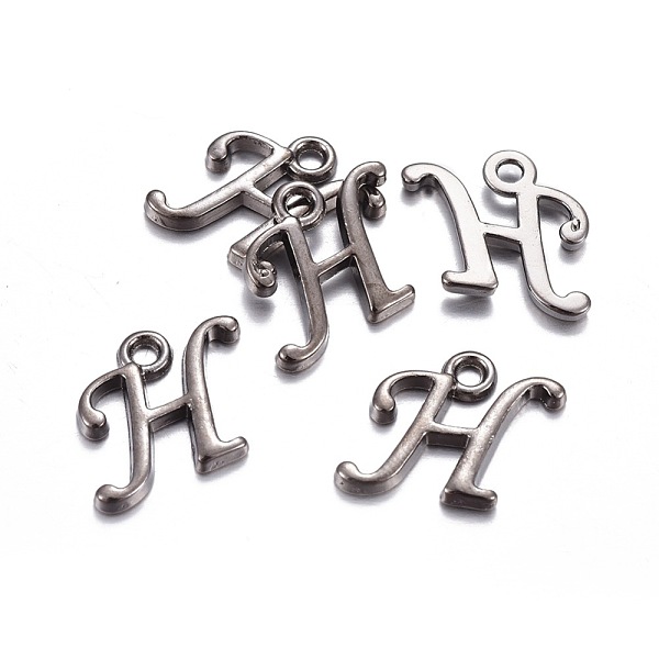 PandaHall Gunmetal Plated Alloy Letter Pendants, Rack Plating, Cadmium Free & Lead Free, Letter.H, 12x12x2mm, Hole: 1.5mm Alloy Letter H
PandaHall Gunmetal Plated Alloy Letter Pendants, Rack Plating, Cadmium Free & Lead Free, Letter.H, 12x12x2mm, Hole: 1.5mm Alloy Letter H