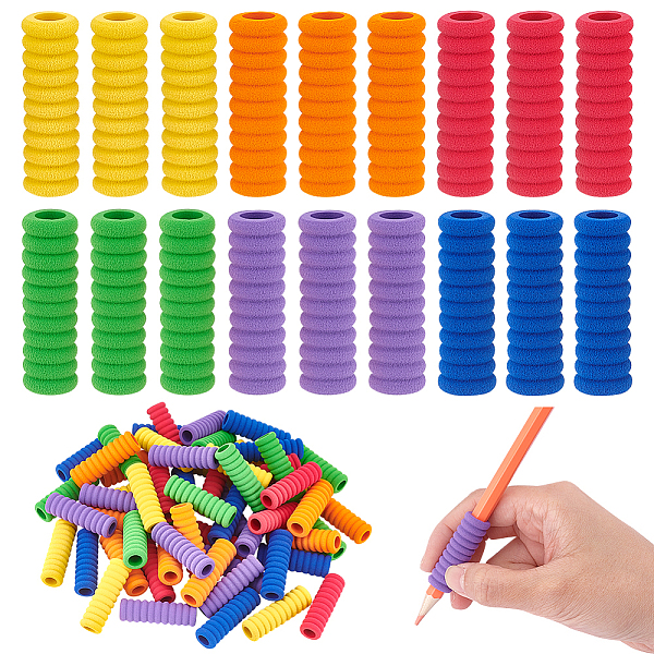 PandaHall AHANDMAKER 60Pcs Colorful Foam Pencil Grips Writing Aid Pencil Holder 6 Colors Handwriting Pencil Holders Soft and Comfortable..., Multicolor
PandaHall AHANDMAKER 60Pcs Colorful Foam Pencil Grips Writing Aid Pencil Holder 6 Colors Handwriting Pencil Holders Soft and Comfortable..., Multicolor