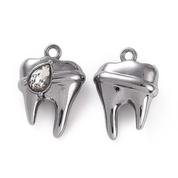 PandaHall Rack Plating Alloy Glass Pendants, Cadmium Free & Lead Free & Nickle Free, Faceted, Tooth Charms with Teardrop, Gunmetal, Clear...
PandaHall Rack Plating Alloy Glass Pendants, Cadmium Free & Lead Free & Nickle Free, Faceted, Tooth Charms with Teardrop, Gunmetal, Clear...