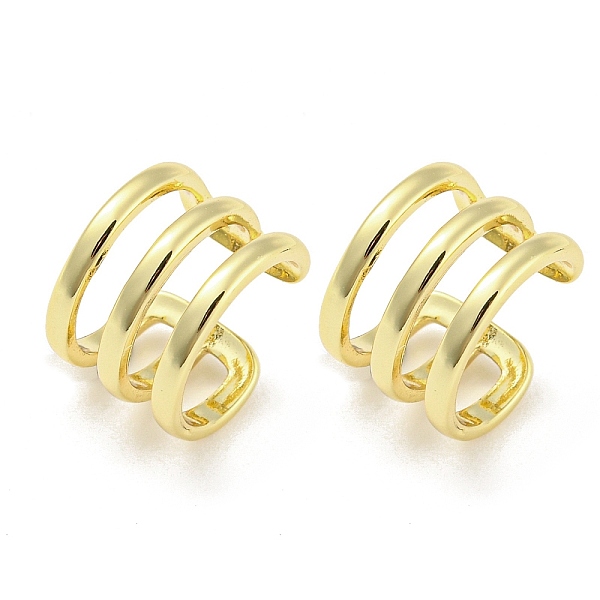 PandaHall Brass Multi Lines Cuff Earrings, Non Piercing Earrings, Real 18K Gold Plated, 12x9x12.5mm Brass
PandaHall Brass Multi Lines Cuff Earrings, Non Piercing Earrings, Real 18K Gold Plated, 12x9x12.5mm Brass