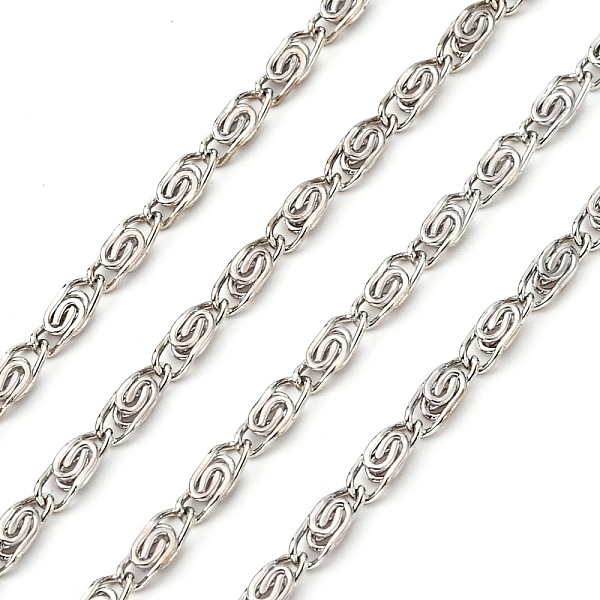 PandaHall Lumachina Iron Chains, Unwelded, Silver Color, with Spool, Platinum, 6.5x2.5x1mm, about 328.08 Feet(100m)/roll Iron
PandaHall Lumachina Iron Chains, Unwelded, Silver Color, with Spool, Platinum, 6.5x2.5x1mm, about 328.08 Feet(100m)/roll Iron