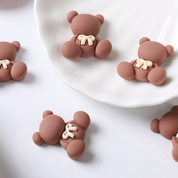 PandaHall Opaque Resin Cabochons, DIY Jewelry Material Accessories, Bear with Bowknot, Sienna, 25x25mm Resin Bear Brown
PandaHall Opaque Resin Cabochons, DIY Jewelry Material Accessories, Bear with Bowknot, Sienna, 25x25mm Resin Bear Brown
