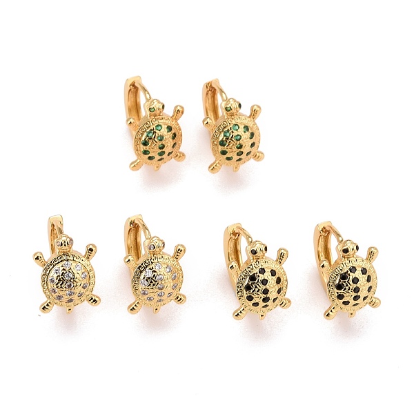 PandaHall Real 18K Gold Plated Brass Cubic Zirconia Huggie Hoop Earrings, Tortoise Earrings for Women, Lead Free & Cadmium Free & Nickel..., Multicolor
PandaHall Real 18K Gold Plated Brass Cubic Zirconia Huggie Hoop Earrings, Tortoise Earrings for Women, Lead Free & Cadmium Free & Nickel..., Multicolor