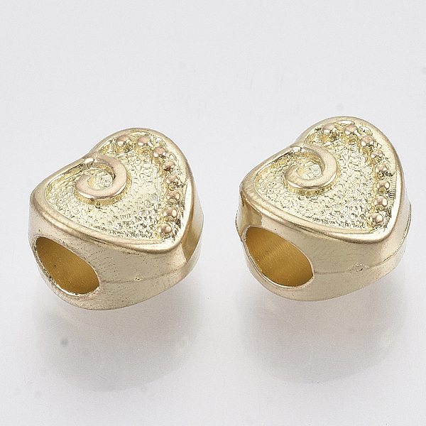 PandaHall CCB Plastic European Beads, Large Hole Beads, Heart, Light Gold, 11x12x9mm, Hole: 5mm, about 765pcs/450g Plastic Heart
PandaHall CCB Plastic European Beads, Large Hole Beads, Heart, Light Gold, 11x12x9mm, Hole: 5mm, about 765pcs/450g Plastic Heart