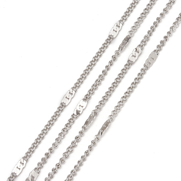PandaHall 304 Stainless Steel Figaro Chains, with Spool, Soldered, Stainless Steel Color, Link: 2~5.2x1.4x0.9mm, about 32.8 Feet(10m)/roll...
PandaHall 304 Stainless Steel Figaro Chains, with Spool, Soldered, Stainless Steel Color, Link: 2~5.2x1.4x0.9mm, about 32.8 Feet(10m)/roll...