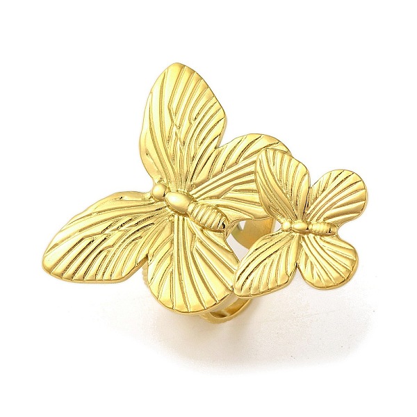 PandaHall 304 Stainlee Steel Open Ring, Butterfly, Adjustable. 304 Stainless Steel Butterfly
PandaHall 304 Stainlee Steel Open Ring, Butterfly, Adjustable. 304 Stainless Steel Butterfly