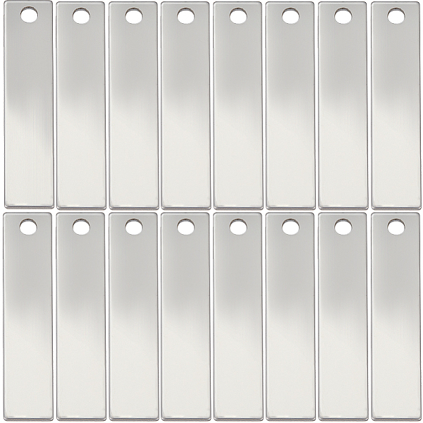 PandaHall SUNNYCLUE 50Pcs 201 Stainless Steel Rectangle Stamping Blank Tag Pendants, One Side Polishing, Stainless Steel Color, 40x9x1mm...
PandaHall SUNNYCLUE 50Pcs 201 Stainless Steel Rectangle Stamping Blank Tag Pendants, One Side Polishing, Stainless Steel Color, 40x9x1mm...