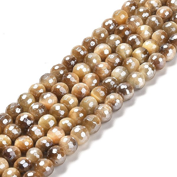 PandaHall Electroplated Natural Tiger Eye Round Beads Strands, Faceted(128 Facets), 6mm, Hole: 1.2mm, about 63pcs/strand, 15.16 inch(38.5cm)...
PandaHall Electroplated Natural Tiger Eye Round Beads Strands, Faceted(128 Facets), 6mm, Hole: 1.2mm, about 63pcs/strand, 15.16 inch(38.5cm)...