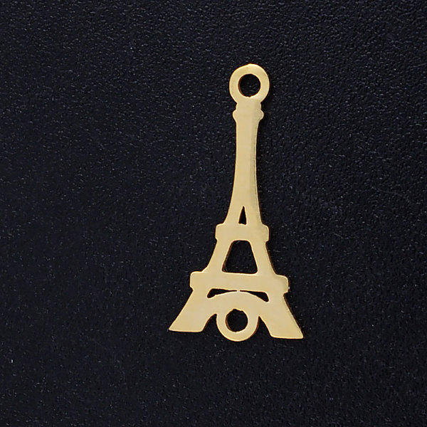 PandaHall 201 Stainless Steel Links connectors, Eiffel Tower, Golden, 17.5x8.5x1mm, Hole: 1.4mm 201 Stainless Steel Building
PandaHall 201 Stainless Steel Links connectors, Eiffel Tower, Golden, 17.5x8.5x1mm, Hole: 1.4mm 201 Stainless Steel Building