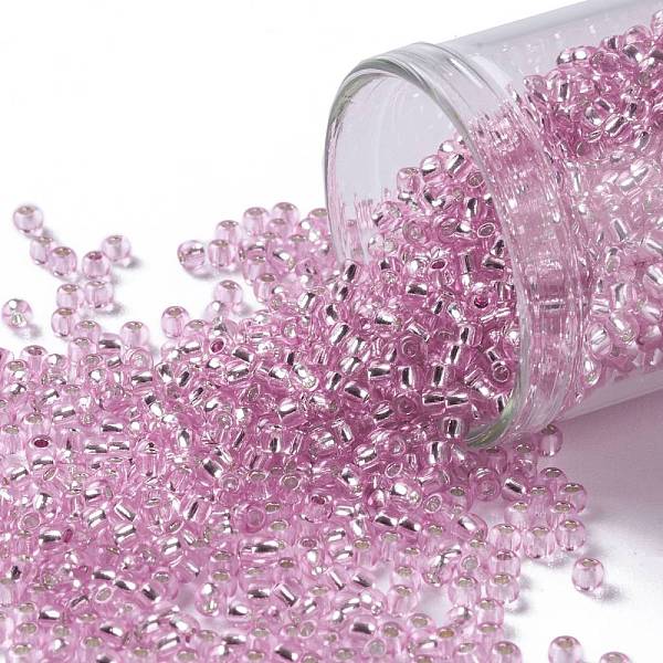 PandaHall TOHO Round Seed Beads, Japanese Seed Beads, (2212) Silver Lined Baby Pink, 11/0, 2.2mm, Hole: 0.8mm, about 1110pcs/10g Glass Pink
PandaHall TOHO Round Seed Beads, Japanese Seed Beads, (2212) Silver Lined Baby Pink, 11/0, 2.2mm, Hole: 0.8mm, about 1110pcs/10g Glass Pink