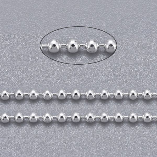 PandaHall Brass Ball Chains, Long-Lasting Plated, Soldered, with Spool, Cadmium Free & Lead Free, Silver, 1.5mm, about 301.83 Feet(92m)/roll...
PandaHall Brass Ball Chains, Long-Lasting Plated, Soldered, with Spool, Cadmium Free & Lead Free, Silver, 1.5mm, about 301.83 Feet(92m)/roll...