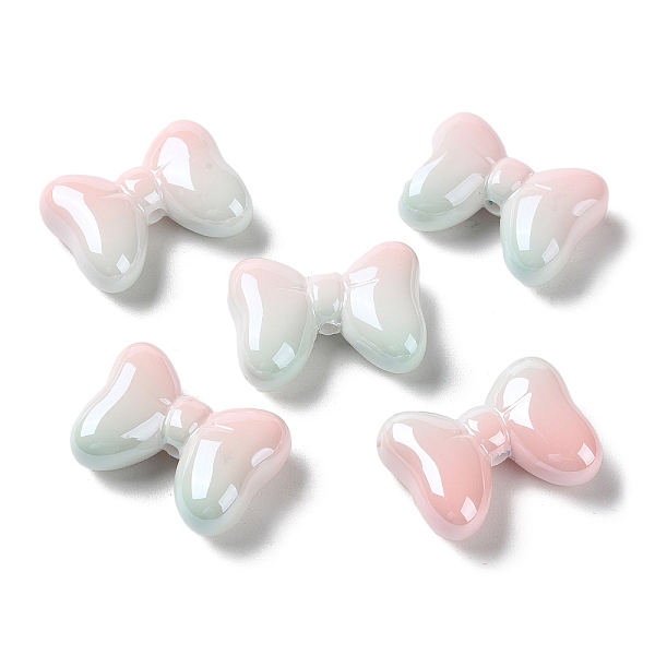 PandaHall Gradient Color Opaque Acrylic Beads, Bowknot, Pink, 28x20.5x10mm, Hole: 2.5mm Acrylic Bowknot Pink
PandaHall Gradient Color Opaque Acrylic Beads, Bowknot, Pink, 28x20.5x10mm, Hole: 2.5mm Acrylic Bowknot Pink