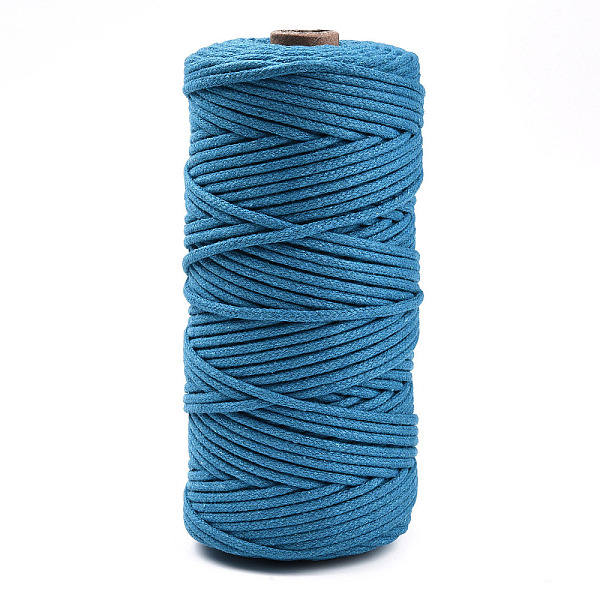 PandaHall Cotton String Threads, Macrame Cord, Decorative String Threads, for DIY Crafts, Gift Wrapping and Jewelry Making, Steel Blue, 3mm...
PandaHall Cotton String Threads, Macrame Cord, Decorative String Threads, for DIY Crafts, Gift Wrapping and Jewelry Making, Steel Blue, 3mm...
