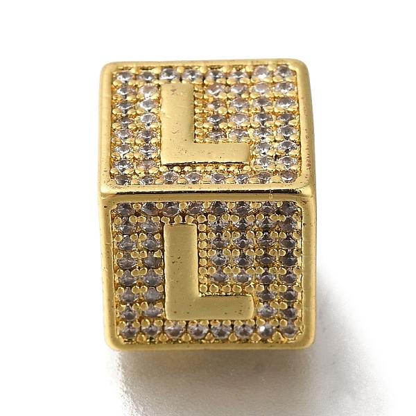 PandaHall Brass Cubic Zirconia Beads, Letter L, Square, Letter L, 9.5x9.5x9.5mm, Hole: 6mm Brass+Cubic Zirconia Letter L
PandaHall Brass Cubic Zirconia Beads, Letter L, Square, Letter L, 9.5x9.5x9.5mm, Hole: 6mm Brass+Cubic Zirconia Letter L