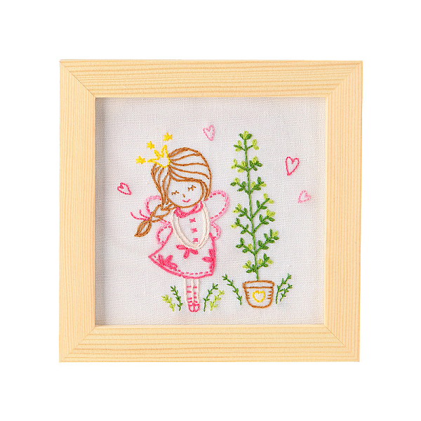 PandaHall Embroidery Starter Kits, including Embroidery Fabric & Thread, Needle, Instruction Sheet, Girl, Girl, 184x184mm Cloth Human
PandaHall Embroidery Starter Kits, including Embroidery Fabric & Thread, Needle, Instruction Sheet, Girl, Girl, 184x184mm Cloth Human