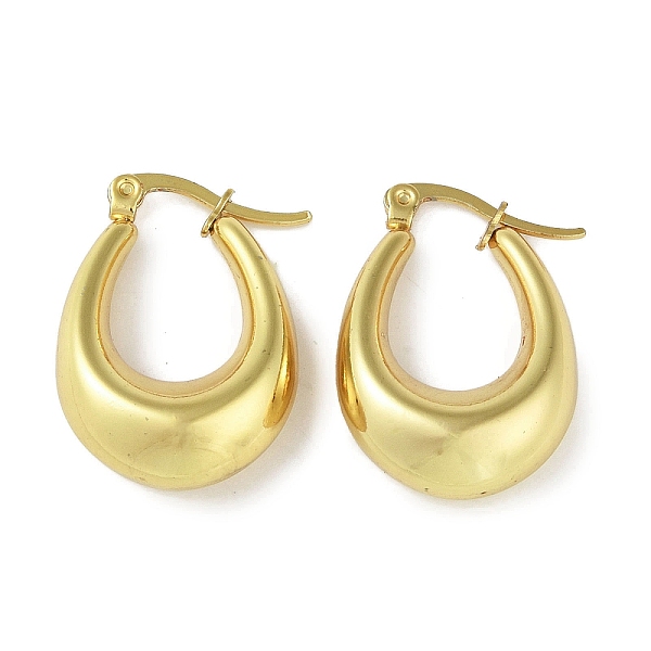 PandaHall Ion Plating(IP) 304 Stainless Steel Stud Earrings, Teardrop, Hoop Earrings for Women, Real 18K Gold Plated, 26.5x9mm 304 Stainless...
PandaHall Ion Plating(IP) 304 Stainless Steel Stud Earrings, Teardrop, Hoop Earrings for Women, Real 18K Gold Plated, 26.5x9mm 304 Stainless...