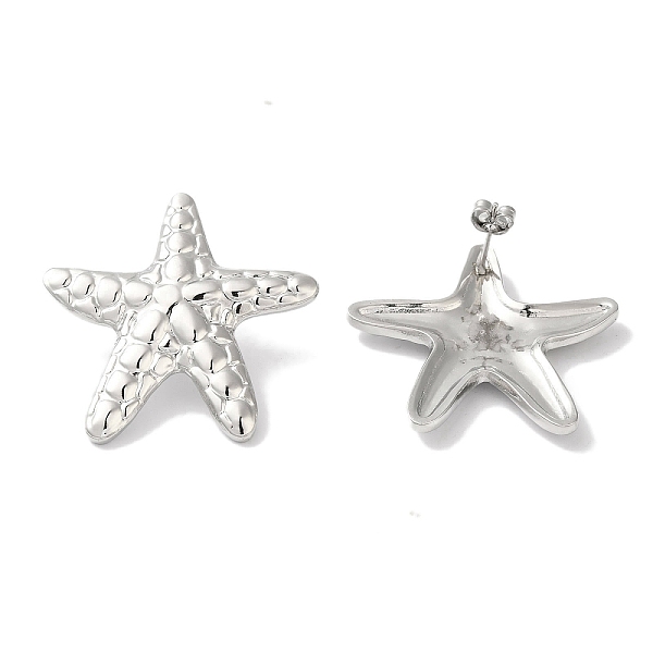 PandaHall 304 Stainless Steel Stud Earrings for Women, Starfish, Stainless Steel Color, 31.5x32mm 304 Stainless Steel Starfish
PandaHall 304 Stainless Steel Stud Earrings for Women, Starfish, Stainless Steel Color, 31.5x32mm 304 Stainless Steel Starfish
