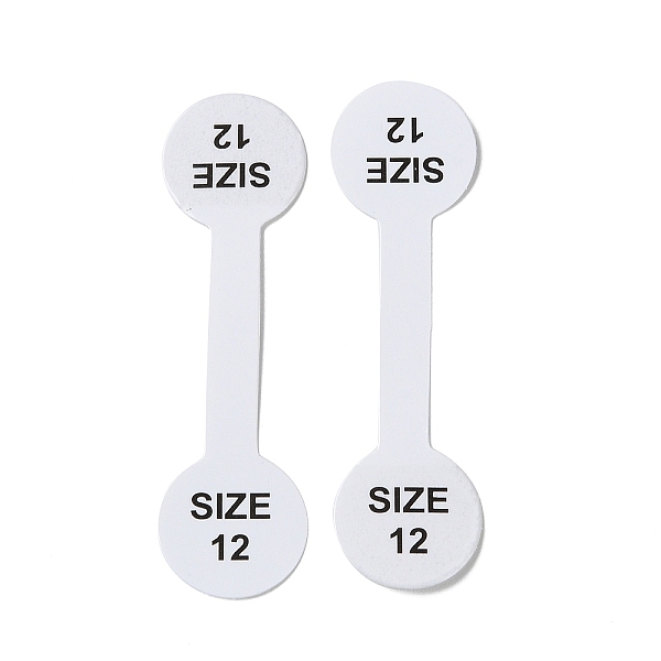 PandaHall Folding Paper Ring Size Sticker, Size 12, Adhesive Ring Size Label Tag, Round, White, 5.1x1.4x0.01cm Paper Round White
PandaHall Folding Paper Ring Size Sticker, Size 12, Adhesive Ring Size Label Tag, Round, White, 5.1x1.4x0.01cm Paper Round White