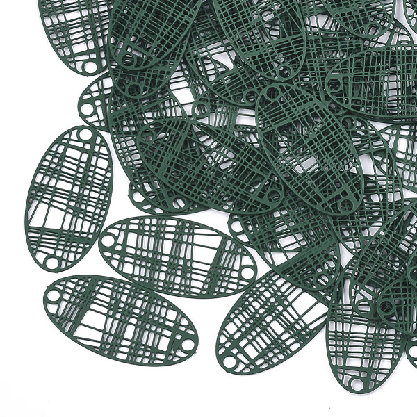 PandaHall 430 Stainless Steel Links connectors, Spray Painted, Etched Metal Embellishments, Oval, Green, 24x12x0.3mm, Hole: 1.6mm 430...
PandaHall 430 Stainless Steel Links connectors, Spray Painted, Etched Metal Embellishments, Oval, Green, 24x12x0.3mm, Hole: 1.6mm 430...