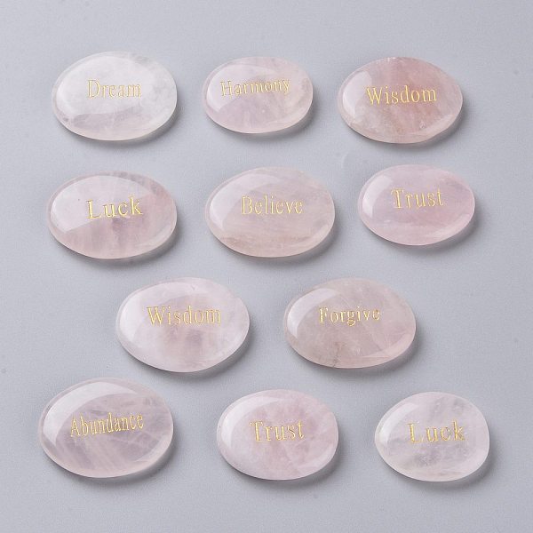 PandaHall Engraved Inspirational Rocks, Encouragement Stones, Natural Rose Quartz Beads, No Hole Beads, Nuggets with Word...
PandaHall Engraved Inspirational Rocks, Encouragement Stones, Natural Rose Quartz Beads, No Hole Beads, Nuggets with Word...