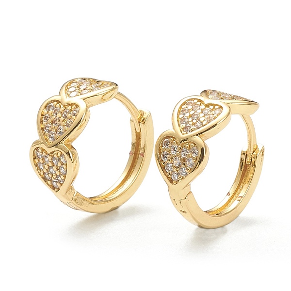PandaHall Brass Micro Pave Clear Cubic Zirconia Huggie Hoop Earrings, Ring with Heart, Real 18K Gold Plated, 13x14x2.5~7.5mm, Pin: 1mm Brass...
PandaHall Brass Micro Pave Clear Cubic Zirconia Huggie Hoop Earrings, Ring with Heart, Real 18K Gold Plated, 13x14x2.5~7.5mm, Pin: 1mm Brass...