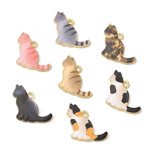 PandaHall Alloy Enamel Pendants, Cat Charm, Golden, Mixed Color, 17x19x1.5mm, Hole: 1.4mm Alloy+Enamel Cat Shape Multicolor
PandaHall Alloy Enamel Pendants, Cat Charm, Golden, Mixed Color, 17x19x1.5mm, Hole: 1.4mm Alloy+Enamel Cat Shape Multicolor