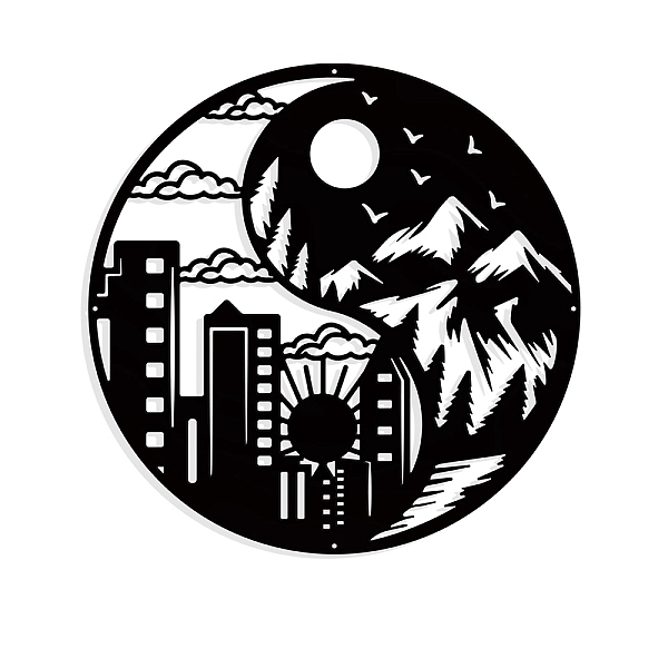 PandaHall Iron Wall Art Decorations, for Front Porch, Living Room, Kitchen, Matte Style, Moon Pattern, 297x297x1mm Iron Moon
PandaHall Iron Wall Art Decorations, for Front Porch, Living Room, Kitchen, Matte Style, Moon Pattern, 297x297x1mm Iron Moon