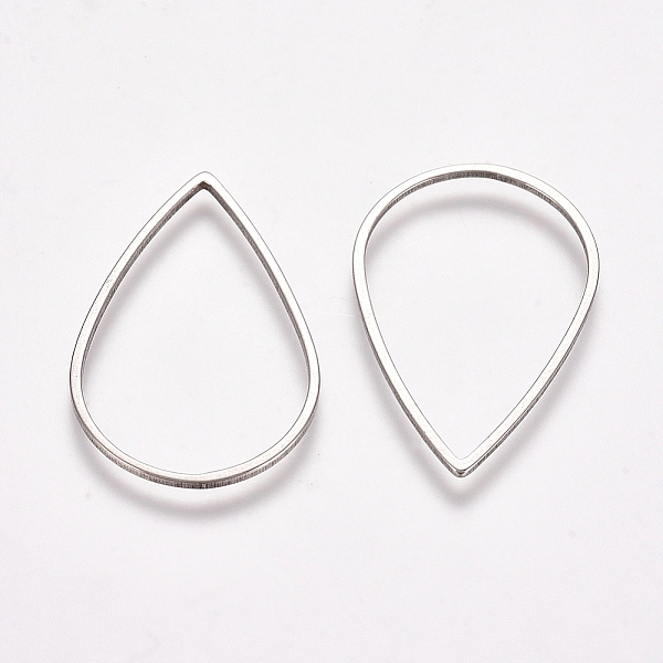 PandaHall Stainless Steel Linking Rings, for Jewelry Making, Teardrop, Stainless Steel Color, 25x16.5x0.8mm, Inner Diameter: 23x15mm...
PandaHall Stainless Steel Linking Rings, for Jewelry Making, Teardrop, Stainless Steel Color, 25x16.5x0.8mm, Inner Diameter: 23x15mm...