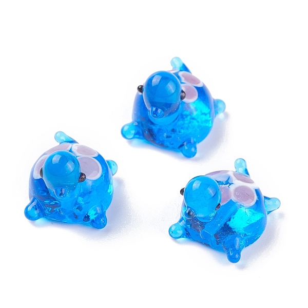 PandaHall Handmade Lampwork Beads, Turtle, Dodger Blue, 18.5~20x14.5~17.5x16.5mm, Hole: 1.8mm Lampwork Tortoise
PandaHall Handmade Lampwork Beads, Turtle, Dodger Blue, 18.5~20x14.5~17.5x16.5mm, Hole: 1.8mm Lampwork Tortoise