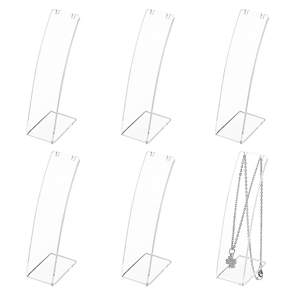 PandaHall FINGERINSPIRE 6 Pcs L-Shape Acrylic Necklace Holder(Clear, 11.5cm Height) Slant Back Earring Display Stand Jewelry Organizer for...
PandaHall FINGERINSPIRE 6 Pcs L-Shape Acrylic Necklace Holder(Clear, 11.5cm Height) Slant Back Earring Display Stand Jewelry Organizer for...