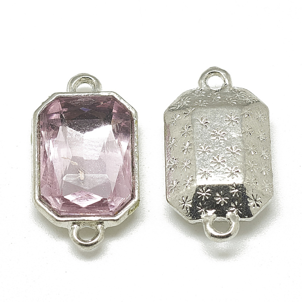 PandaHall Alloy Glass Links connectors, Faceted, Rectangle Octagon, Platinum, Pearl Pink, 21x12x5.5mm, Hole: 1.5mm Alloy+Glass Octagon Pink
PandaHall Alloy Glass Links connectors, Faceted, Rectangle Octagon, Platinum, Pearl Pink, 21x12x5.5mm, Hole: 1.5mm Alloy+Glass Octagon Pink