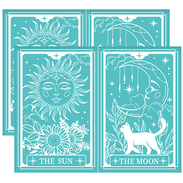 PandaHall OLYCRAFT 11x8.6 inch 2pcs Tarot Theme Stencils Self-Adhesive Silk Screen Printing Stencils The Sun The Moon Silkscreen Stencils...
PandaHall OLYCRAFT 11x8.6 inch 2pcs Tarot Theme Stencils Self-Adhesive Silk Screen Printing Stencils The Sun The Moon Silkscreen Stencils...
