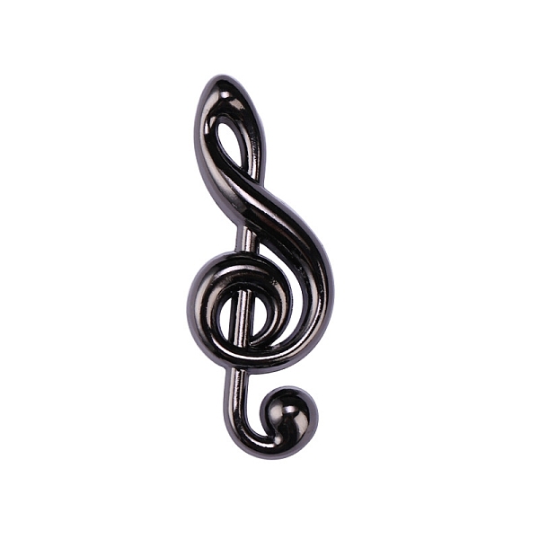 PandaHall Alloy Brooches, Treble Clef Pins, Musical Note Pins, Gunmetal, 26x18mm Alloy Musical Note
PandaHall Alloy Brooches, Treble Clef Pins, Musical Note Pins, Gunmetal, 26x18mm Alloy Musical Note