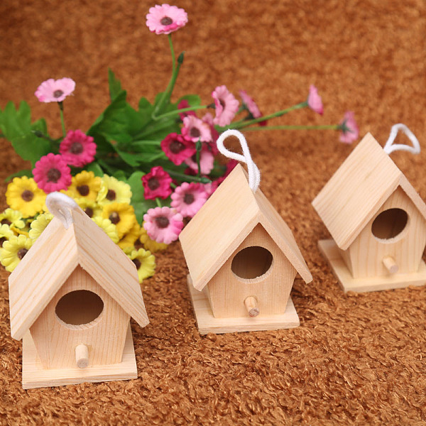 PandaHall Wood Bird's Nests, Outdoor Bird Nests, Garden Decoration, Wall Decor, Wheat, 60x70x80mm Wood House Orange
PandaHall Wood Bird's Nests, Outdoor Bird Nests, Garden Decoration, Wall Decor, Wheat, 60x70x80mm Wood House Orange