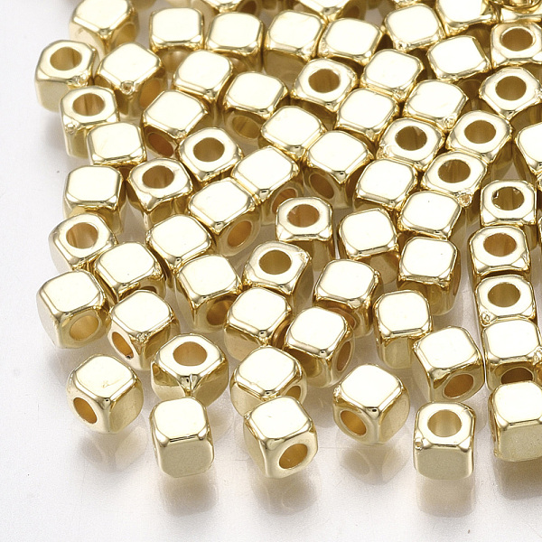 PandaHall CCB Plastic Spacer Beads, Cube, Light Gold, 3x3x3mm, Hole: 1.5mm Plastic Cube
PandaHall CCB Plastic Spacer Beads, Cube, Light Gold, 3x3x3mm, Hole: 1.5mm Plastic Cube